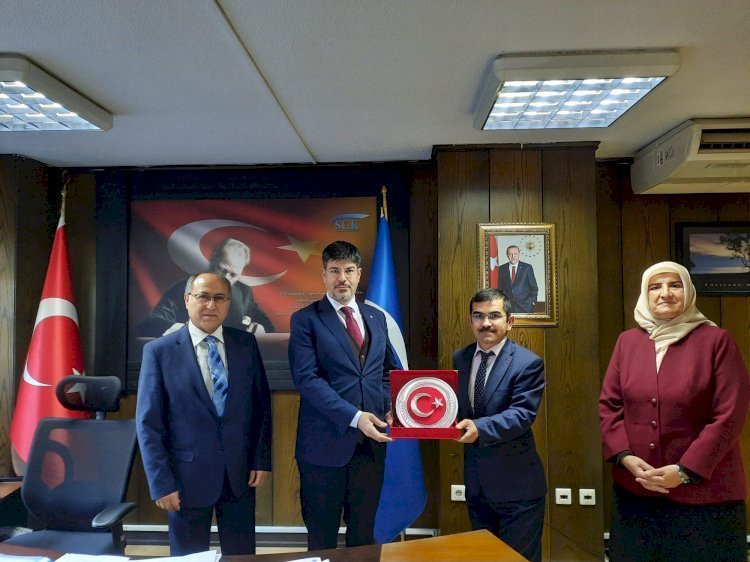 SGK-MÜDDER Yönetiminden Başkan Vekili Tekin’e hayırlı olsun ziyareti